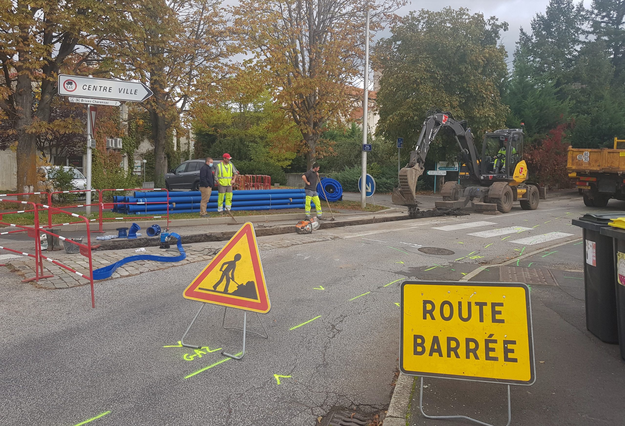 travaux Brives-Charensac